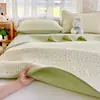 Juego de Cubrecama de Algodón para Todas las Estaciones Grado Materno e Infantil, Estilo Fresco Algodón Lavado Acolchado Tatami Manta Antideslizante