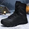 Botas de Caminhada de Cano Alto Plus Size Outono Inverno Transfronteiriças Resistentes ao Desgaste Antiderrapantes Botas de Trekking Off-road Calçados de Caminhada Montanhismo Em Estoque.