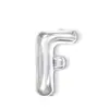 Globos de Letras de 32 pulgadas Decoración de Fiesta de Cumpleaños Nochevieja Plata Oro Arreglo de Boda Globos de Letras de Película de Aluminio Venta al por Mayor