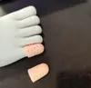 Protetor Perfurado para Dedo Mínimo Masculino e Feminino, Protetor de Silicone para Dedo Mínimo Anti-Atrito, Protetor de Dedo Mínimo e Dedo do Pé com Costuras Sobrepostas