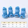 Sapatos de Malha para Cachorro Teddy e Bichon, Sapatos Impermeáveis para Cães Pequenos, Anti-Risco, Anti-Sujeira, Protetores de Patas para Gatos, Meias Antiderrapantes para Pets