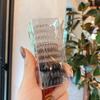 9 Cuerda para el Cabello de Línea Telefónica Combinada Celebridad de Internet Transparente Degradado Estilo Fresco Cuerda para el Cabello Corea del Sur Banda de Goma Anillo para el Cabello de Instagram