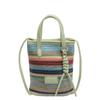 Bolso de Moda para Teléfono Móvil 2024 Nuevo Verano Casual Versátil Simple Color en Contraste Bandolera de Hombro Cruzada