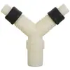 Tee de Desagüe para Lavadora Tubería de Desagüe Bifurcada en Forma de Y Conector de Tres Vías Manguera de Extensión Conector de Desagüe de Piso Tubería de Desagüe