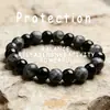 Artículos Más Vendidos Transfronterizos: Pulseras de Piedra Obsidiana Llama Hechas a Mano con Cuentas de Temu, Shein y Tk Populares, Venta al por Mayor de Fabricantes