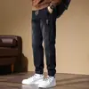 Jeans Lavados para Hombre Marca de Moda Sueltos Tallas Grandes Pantalones Jogger Primavera Nuevos Casual Harem Primavera y Otoño Exportación Pantalones Largos