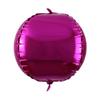 Al por mayor versión ligera de 22 pulgadas globo de bola 4D color sólido redondo de aluminio color ágata redondo metálico color sólido bola de aire flotante