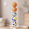 Estante de Almacenamiento de Baloncesto para el Hogar Multicapa para Fútbol Voleibol Organización de Equipos Deportivos de Fitness Estante Exhibidor de Balones para Niños