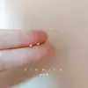 Nuevos Aretes de Plata Pura de Temporada Xinmiya para Mujer, Diseño Simple y Compacto, Accesorios para Orejas Que No Necesitan Quitarse al Dormir