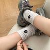 Calcetines de Bordado de Hilo Lindo de Dibujos Animados Calcetines de Media Caña para Mujer 2024 Primavera y Verano Nuevo Ins Versión Coreana Nicho Calcetines Slouch