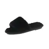 Zapatillas de Lana para Mujer Transfronterizas de Otoño e Invierno Zapatillas de Algodón para el Hogar Suela Plana Suela Suave Zapatillas de Lana para Interiores de Mujer Zapatillas de Algodón Cálidas