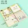 Notas adhesivas con temática de estrellas, lindos blocs de notas de dibujos animados coloridos, notas adhesivas N-time para estudiantes, pequeños premios para estudiantes