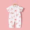 Macacão de Bebê Verão Fino Calça Curta de Bebê Hakayama Algodão Puro Roupa de Ar Condicionado para Recém-nascidos Pijama de Verão