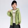Nuevas Prendas Exteriores de Primavera y Otoño de Tamaño Grande y Mediano para Niños de Momojia, Prendas Exteriores a Prueba de Viento para Niños, Sudaderas con Capucha Casual Elegantes con Estampado de Letras