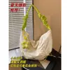 2026 Bolso de Hombro Cruzado Versátil de Gran Capacidad para Mujer Casual Plegado para Viajes Bolso Dumpling
