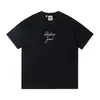 Gallery Dept Lavado y Desgastado Manga Corta Retro High Street Vintage Camiseta Suelta para Pareja Moderna