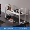 Organizador de mesa estilo e-sports estante de mesa prateleira de armazenamento para mesa de computador prateleira de vários níveis para dormitório estante pequena simples