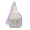Nova Bolsa de Peito Infantil Bolsa de Armazenamento Portátil Moda Versátil Leve Cor Dopamina Fofa Tendência Bolsa Transversal