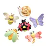 Imanes de Nevera de Resina Nuevos Transfronterizos Serie Mariposa en Polvo Insectos Estilo de Vida Creativo Decoración para el Hogar Cocina Pegatinas Magnéticas