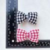 Tela Estilo Coreano Cuadros Algodón Relleno Lazo Accesorios DIY Accesorios para Ropa Accesorios para el Cabello Accesorios para Zapatos