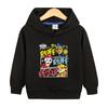 Suéter con capucha para niños y niñas, nueva ropa de otoño 2022 para niños, top de algodón para niños, abrigo de moda para bebés de primavera y otoño