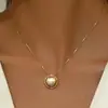 Conjunto de Joyería Minimalista Europeo y Americano en Contraste Dorado y Plateado con Doble Anillo Cepillado, Collar de Cadena Caja, Pendientes, Empaquetado Individualmente