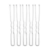 Pinza Personalizada en Forma de U Dorada y Plateada Pinza para Cabello Ondulado Pinza para Peinar el Cabello Pinza para Peinar el Cabello Pinza para Estudio Fotográfico Pinza para el Cabello de Novia