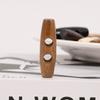 Botón de Cuerno de Madera Combinable Abrigo Cortavientos para Hombre y Mujer Accesorios de Botones Ropa para Niños Suéter Abrigo Botón Oliva
