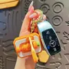 Llavero Creativo Nueva Máquina Cortadora de Zanahorias Lindo Dibujo Animado Juguete de Descompresión Colgante para Mochila Escolar de Estudiante Pequeño Regalo