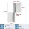 Bisagra de bandera de acero inoxidable de 3 pulgadas 4 pulgadas 5 pulgadas bisagra plegable soldada para puertas cortafuegos, sin agujeros, bisagra de bandera desmontable