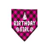 Decoración de fiesta de cumpleaños para perro gato mascota transfronteriza bandera pajarita sombrero de cumpleaños babero traje de suministros para mascotas