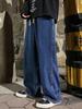 Jeans de Diseñador para Hombre 2026 Estilo Nuevo Rectos Sueltos Pantalones de Alta Calle Americanos Marca de Moda Primavera y Otoño Oversize