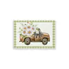 Amazon Transfronterizo Nuevo Otoño Mantel de Lino Acción de Gracias Estampado Floral de Calabaza Mesa de Comedor Mantel Aislante de Calor