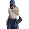Marca Coreana de Nicho Restandrecreation Nuevos Pantalones Largos Casuales Estampados con Costuras Expuestas para Pareja Pantalones Rectos de Pierna Ancha