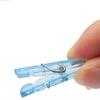 Clip de plástico clip para fotos color mini clip para fotos clip acrílico transparente 3.5 clip de cadena de luces decorativas navideñas
