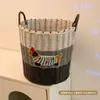 Cesta de Ropa Sucia Extra Grande, Cesta de Almacenamiento Linda con Forma de Perro Estilo Ratán, Cesto de Lavandería para Baño, Contenedor de Fieltro para Juguetes y Snacks