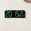 Nuevo Reloj Despertador de Pantalla Grande, Reloj de Escritorio LED Simple, Reloj Creativo, Reloj de Escritorio de Tamaño Grande, Se Puede Colgar 0707