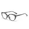 Gafas de Celebridad de Internet Personalizadas Sin Maquillaje Ins Anti-Luz Azul para Miopía para Hombres y Mujeres 87009 Retro Europeo y Americano Ojo de Gato Montura Negra Lentes Planos