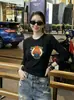 Fábrica de Origen Tienda Física Guangzhou Shisanxing Tops de Algodón Acanalado para Mujer Corte Ajustado Verano Segunda Entrega Exclusivamente Mangas Largas Estilos Nuevos