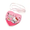 Bolso Cruzado de Peluche Creativo Transfronterizo para Niños Bolsa de Hombro de Dibujos Animados para Niños Monedero de Sanrio Amor Hielo y Nieve