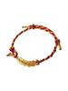 Pulsera de Cuerda Roja para el Año del Dragón y el Año de la Vida Plata de Ley Nueve Palacios Bagua Pulsera de Cuerda Tejida a Mano para Hombres y Mujeres Cuerda Estilo Tíbet
