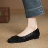 Zapatos Casuales para Mujer para Todas las Estaciones, Boca Baja, Corte Bajo Suela Suave de Goma, Zapatos de Talla Grande, Slip-Ons de Punta Redonda, Slip-Ons
