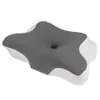 Almohada Cervical de Espuma Viscoelástica con Forma de Mariposa 4D, Almohada Ergonómica de Doble Dirección Alto-Bajo, Almohada Cervical de Rebote Lento para Adultos, Almohada para Dormir de Lado