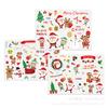 TZ016 feliz navidad feliz navidad hecho a mano DIY adhesivo pegatina papel caja bolsa de papel