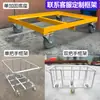Carro de Empuje de Tela Gruesa Apilable de 50L-450L con Marco Galvanizado para Impresión y Teñido, Tirado de Tela y Acabado, Fabricante de Cajas Cuadradas de Tendón