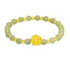 Nueva Pulsera de Loto para Mujer Pulsera de Cuentas de Transferencia Imitación He Tian Yu Pulsera de Lujo Ligero Regalo de Cumpleaños para Novias Joyería