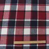 Tela de Cuadros Otoño e Invierno de 225g, Tela de Cuadros de Poliéster-Algodón Cepillado de Hilo Teñido de 7 Count, Adecuada para Camisas, Decoraciones de Cojines y Manteles