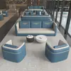 Lobby de Oficina de Ventas Recepción Sofá Cabina Área de Descanso Oficina de Negocios Sofá de Reunión Juego de Mesa y Sillas