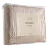 Colcha Matelassê Quadrada Queen com 2 Fronhas Bege Microfibra - Lyor