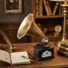 Presentes Criativos, Decorações para Casa, Enfeites de Resina Estilo Vintage, Vitrolas Retrô